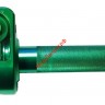 Ручка газа короткоходная "RIDE IT" зеленая, R-1105