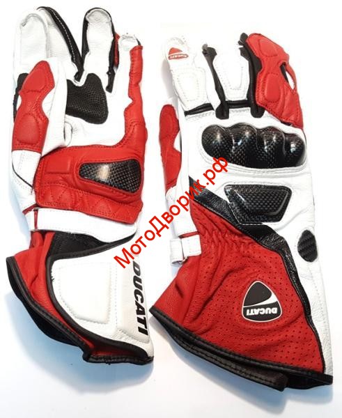 Перчатки Ducati Runner (Размер L) Красные, 