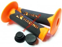 Ручки руля Racing (оранжевые)