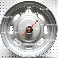 Диск колесный R10 передний штамп FT50QT, QT-3 (ось d12, 2,15*10, колодки 110 мм)