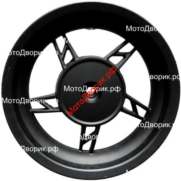 Диск колесный R12 задний литой чёрный скутер (3,5"x12"), 22816