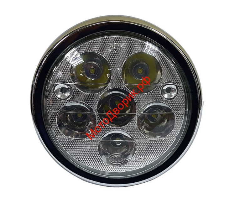 Фара Delta (круглая, Черная) LED, 47150